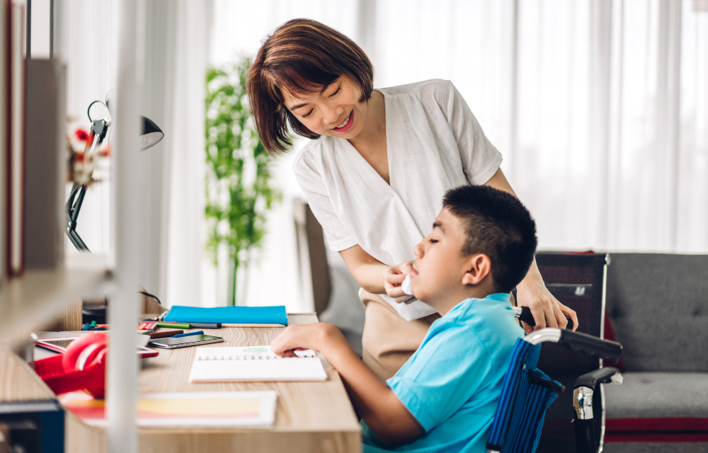 special needs home care in Brooklyn NY supporting a child at home with attentive caregiver assistance