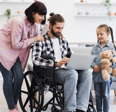 Family reviewing OPWDD Application Assistance and developmental disability support resources