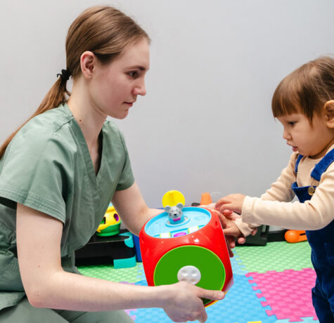 Special Needs Therapy helping a child develop communication and daily living skills